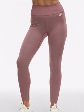 Peloton high rise seamless leggings with ribbed detail and contour